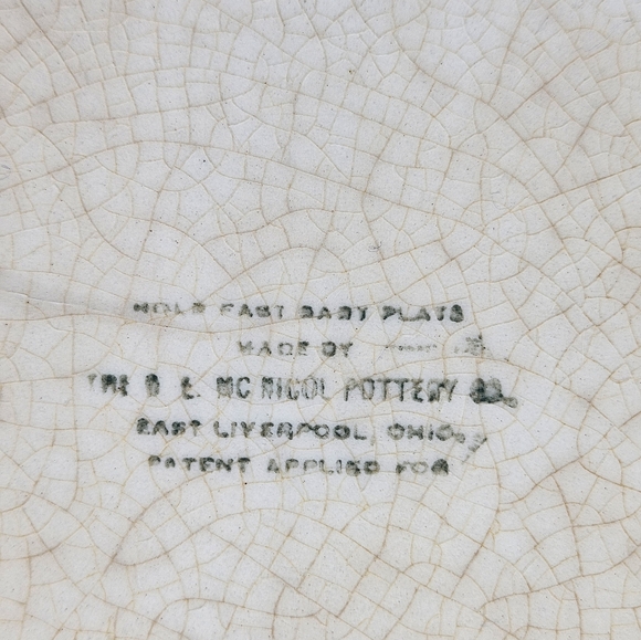 Vintage Antique McNicol Baby bowl plate Semi-porcelain Kiss and Make Up - Picture 3 of 9